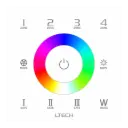 LTECH RF/DMX touch panel RGBW 4 zone - EX8S