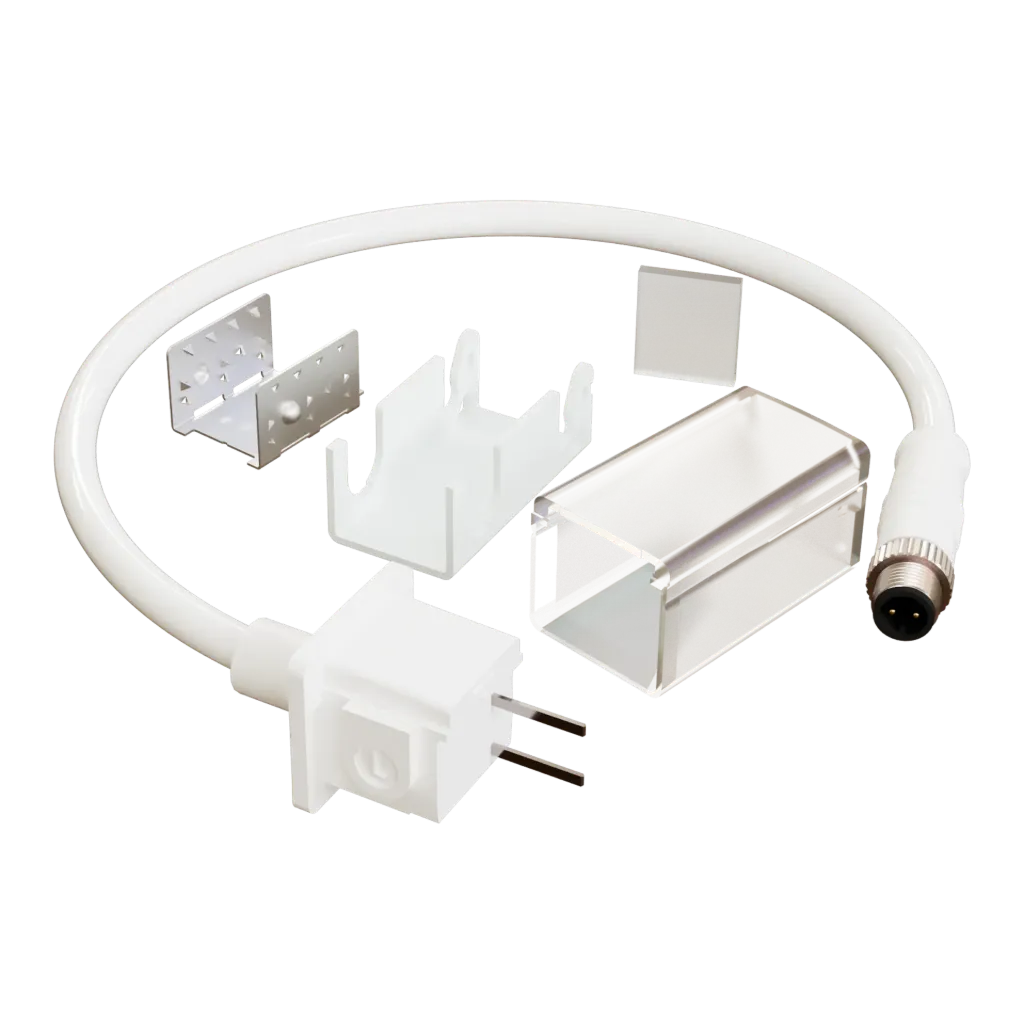 [DIY-SN-FR-17-D-02-SM-A-03] DIY Snap Connector kit for SF17 (2p, Left 300mm with connector)