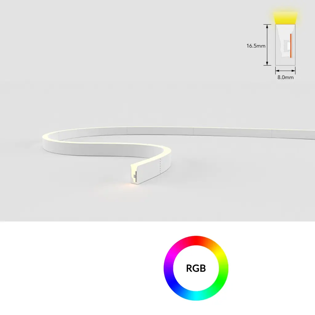 [SF09-24V-3535-84-RGB] NeonFlex SF09 RGB 24V 13W/m 