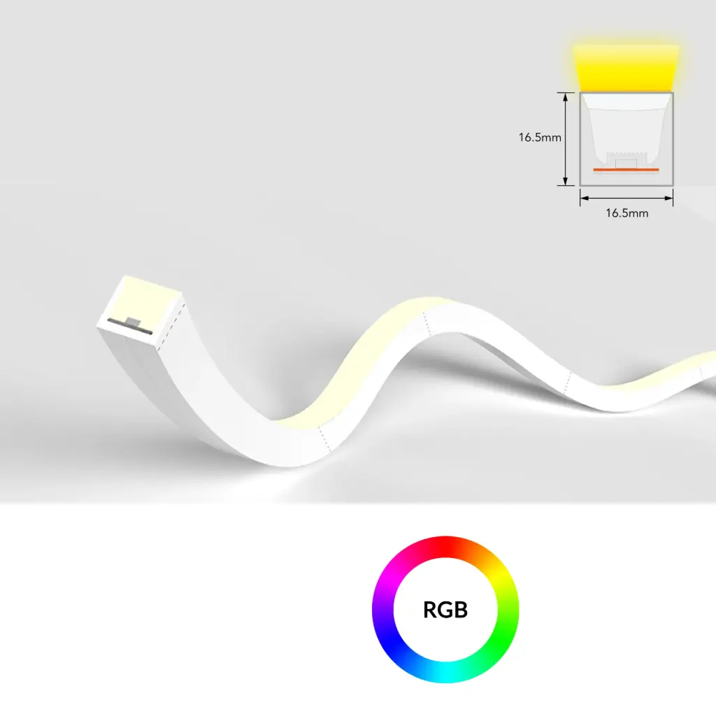 [SF16-48V-5050-84-RGB] NeonFlex SF16 RGB 48V 15W/m 