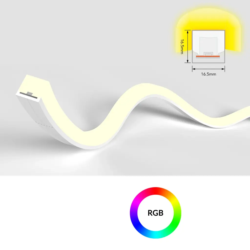 [SF18 Multi RGB 24V] NeonFlex SF18 RGB 24V 13W/m 