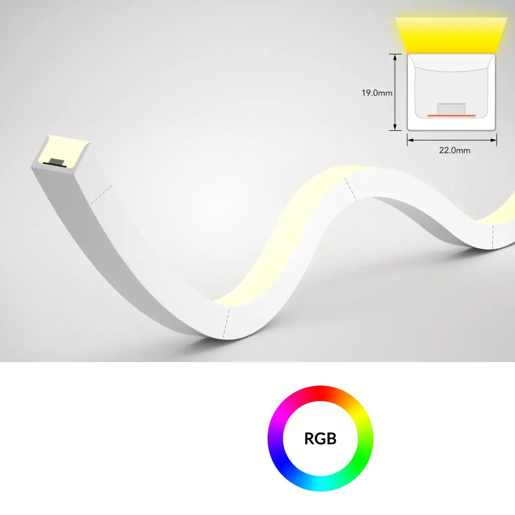 [SF34-48V-5050-84-RGB] NeonFlex SF34 RGB 48V 15W/m 
