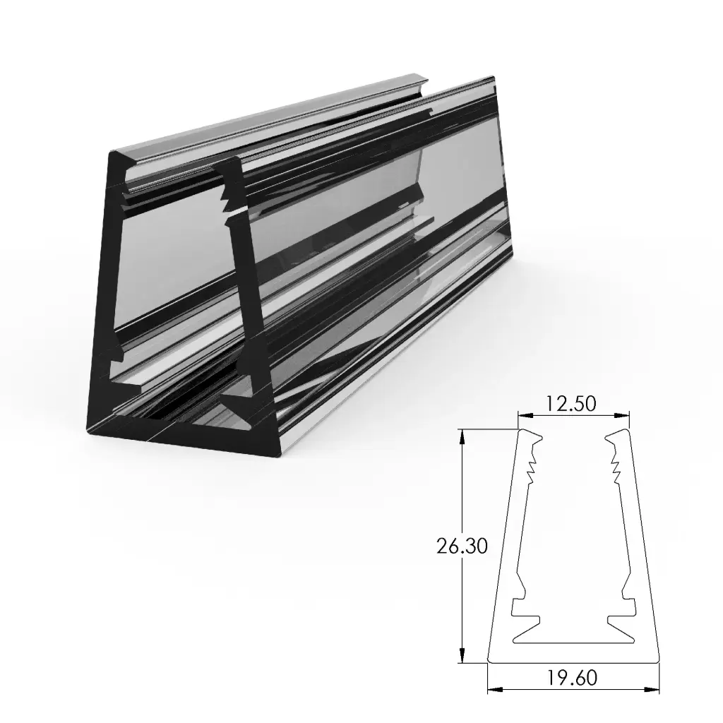 [PC15/21S01-T-035] PC mounting profile for SF15 and SF21 (35 mm)