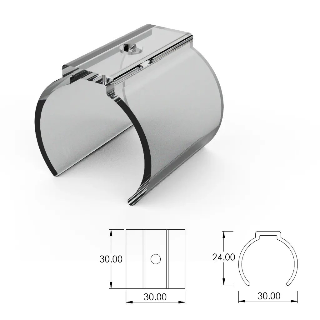 [PC24S01-T-03] PC mounting clip for SF24