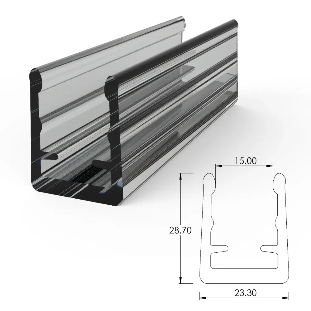 PC mounting Clip for SF16, SF17 and SF18