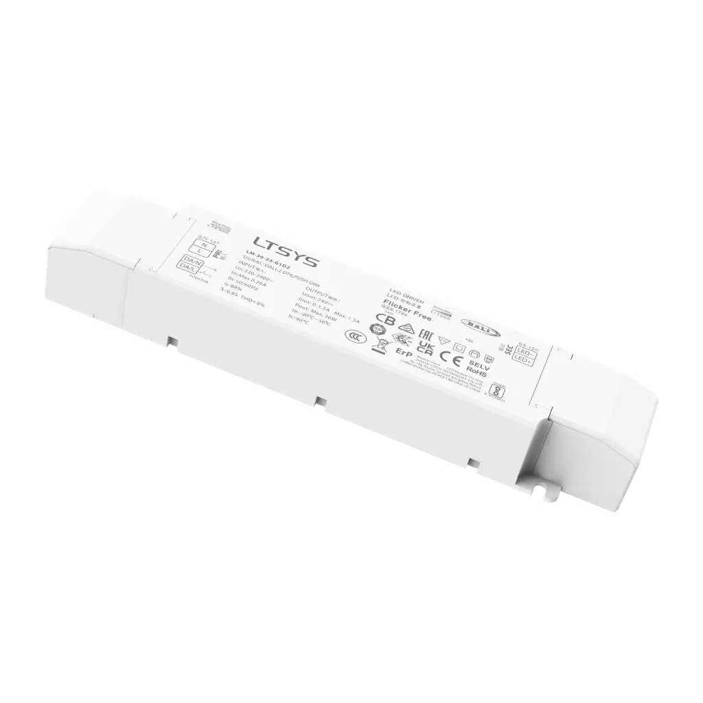 [2851000] LTECH LTSYS Driver CV DALI-2 1CH 24V 36W - LM-36-24-G1D2