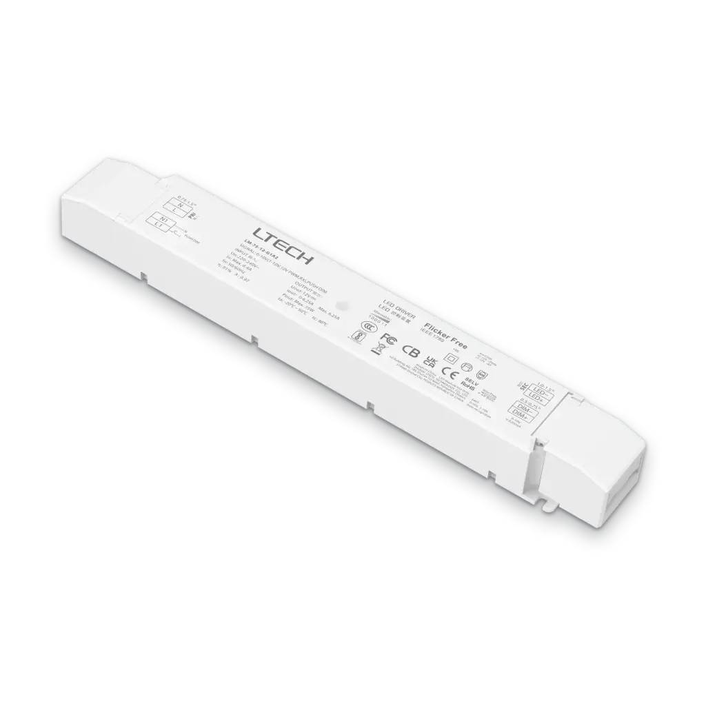 LTECH LTSYS Driver CV 0-10V 1CH 12V 75W - LM-75-12-G1A2