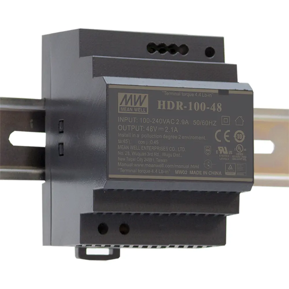 Meanwell PSU 24V 92W - HDR-100-24