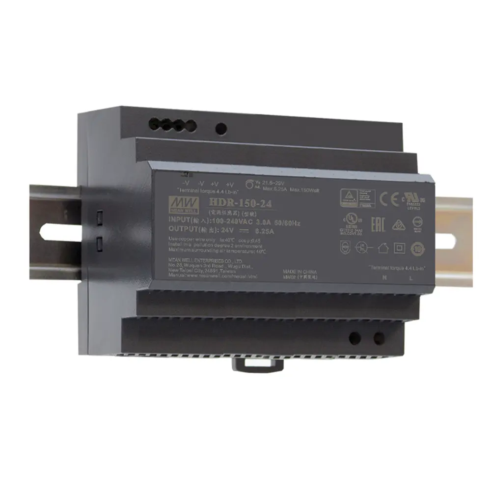 [8455801] Meanwell PSU 24V 150W DINrail - HDR-150-24