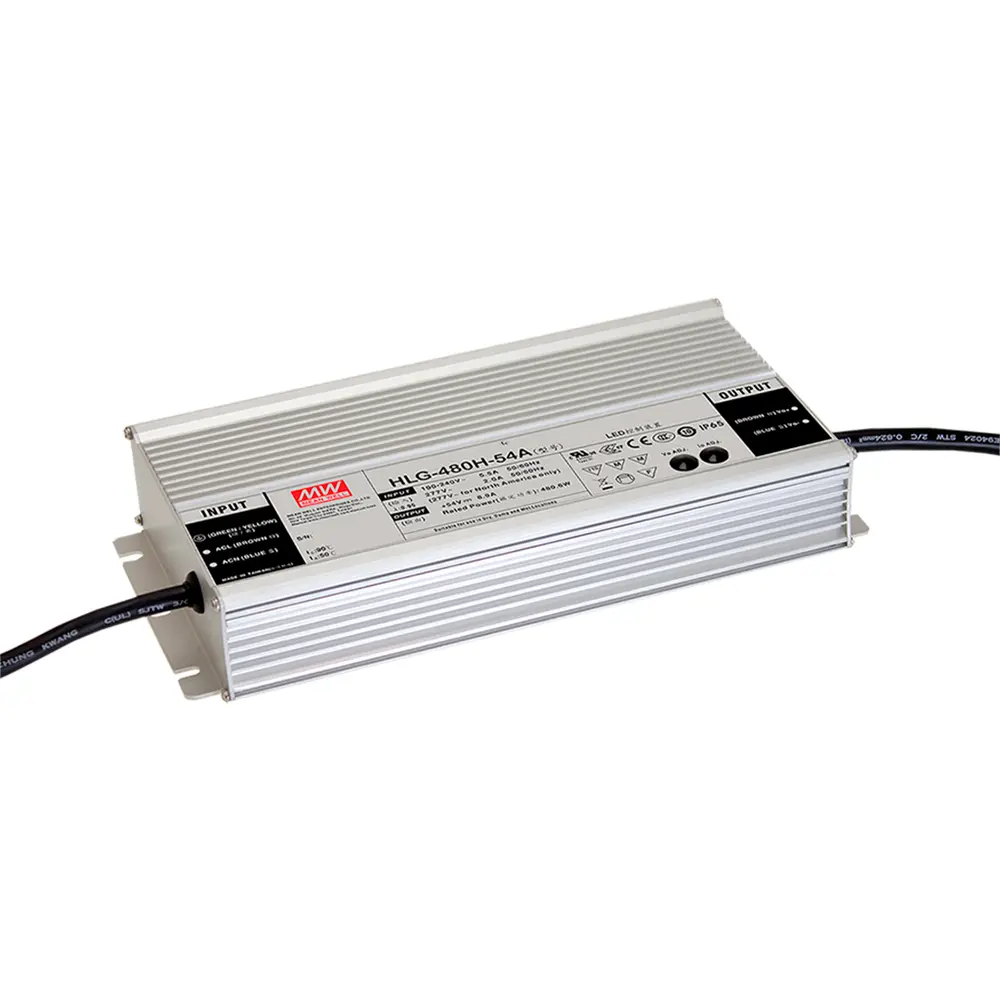 Meanwell PSU 24V 480W IP67 - HLG-480H-24A