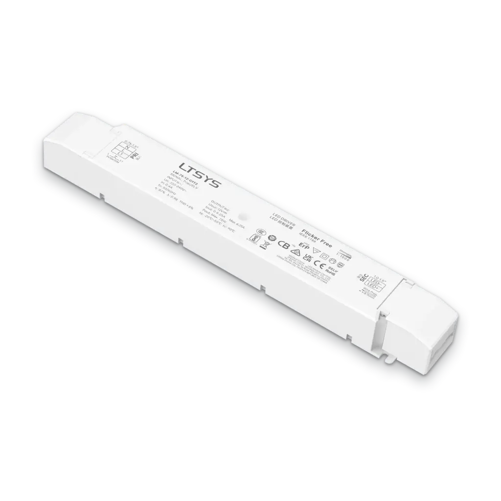 [2842200] LTECH LTSYS Driver CV TRIAC 1CH 12V 75W - LM-75-12-G1T2