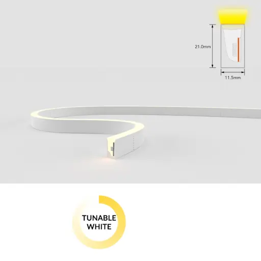 [SF15-24V-2835-120-DTW] NeonFlex SF15 Tunable White 24V 12W/m 