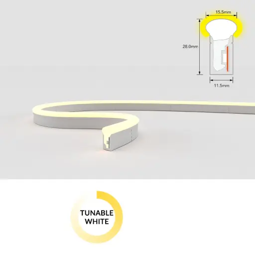 [SF21-24V-2835-120-DTW] NeonFlex SF21 Tunable White 24V 12W/m DTW