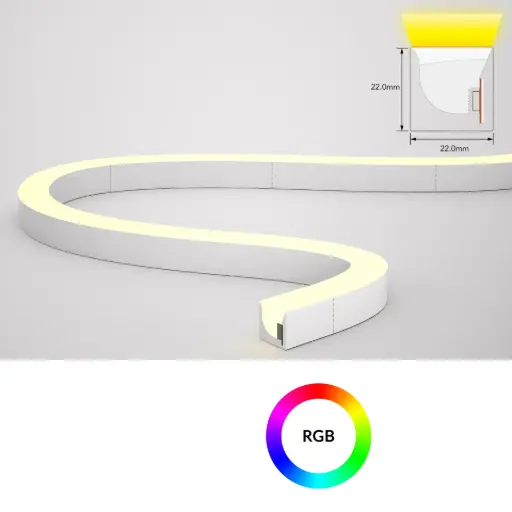 [SF33-48V-5050-84-RGB] NeonFlex SF33 RGB 48V 15W/m 